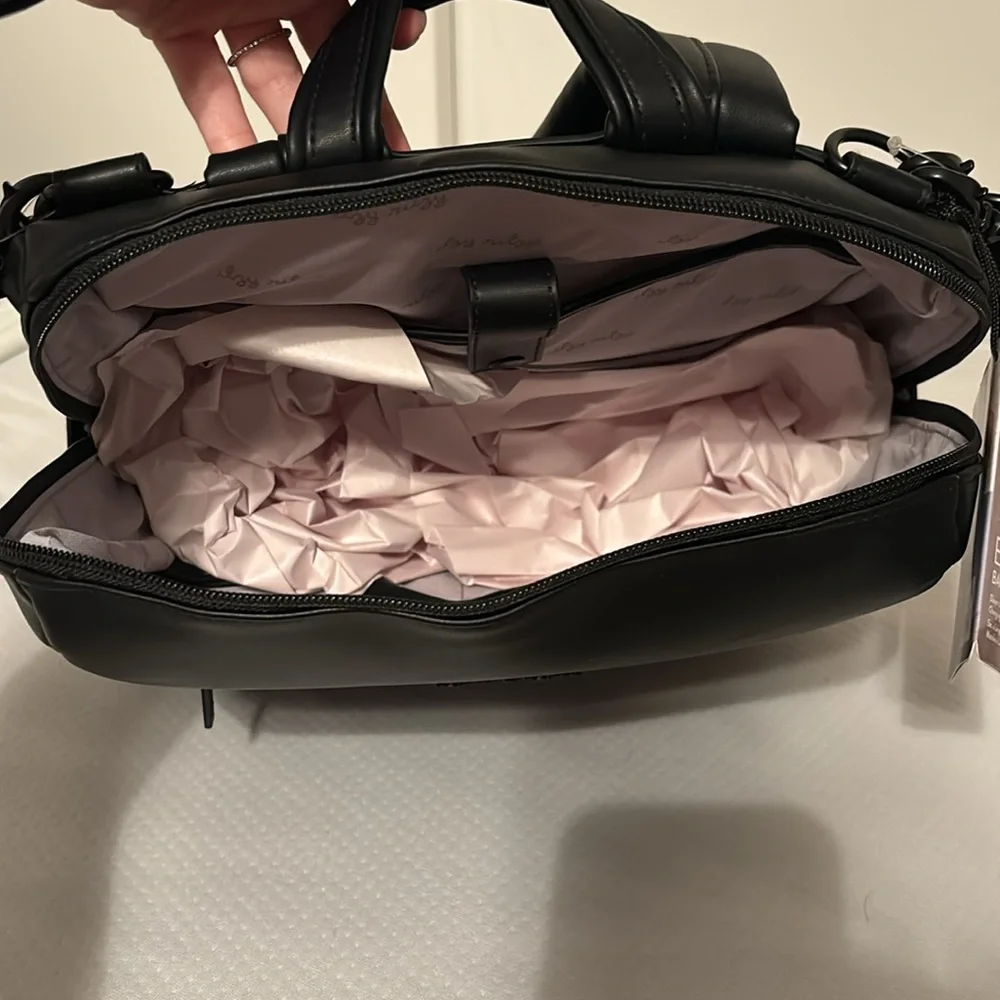 Itzy Ritzy Black Convertible Diaper Backpack